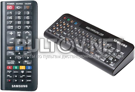 RMCQTD1 (BN59-01134H) двухсторонний пульт с QWERTY-клавиатурой для телевизоров SAMSUNG SMART TV