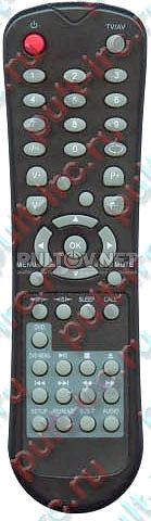 BT-0448A пульт для моноблока Shivaki LCD 2010 DVD (вариант 2), Erisson BT-0448A