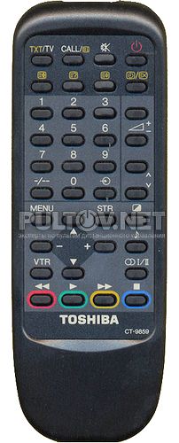 CT-9859 оригинальный пульт для телевизора TOSHIBA 2163DB и других