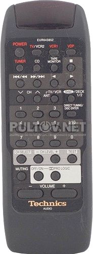 EUR643852 пульт от аудио-системы Technics SA-EX320 и др.