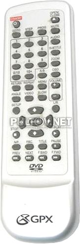 GPX D-1816L пульт для DVD-плеера