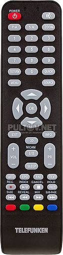 JH-11490, ERISSON 32LES69, SUPRA STV-LC32660WL00 оригинальный пульт для телевизора TELEFUNKEN и других брендов
