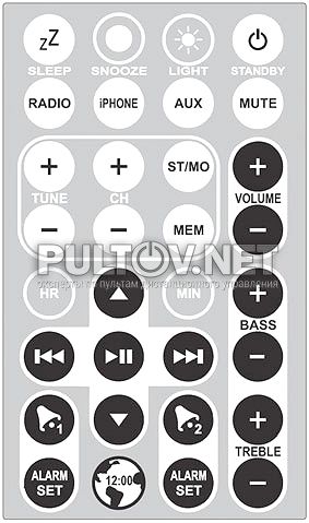 iPD-4600 пульт для портативной акустики Lenco iPod Ball Sound Station 2