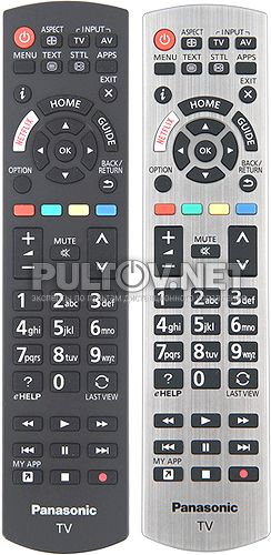 N2QAYB001111 (черный), N2QAYB001115 (серебро) пульт для телевизора Panasonic TX-40EX603 и др.