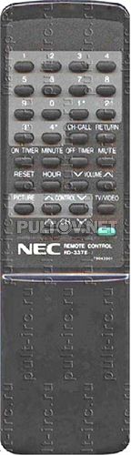 RD-337E пульт для телевизора NEC CT-14MH1