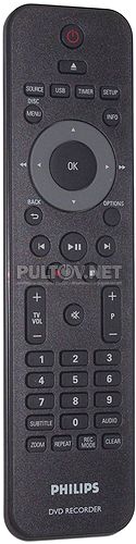 2422 549 01855 пульт для DVD-плеера Philips DVDR3600
