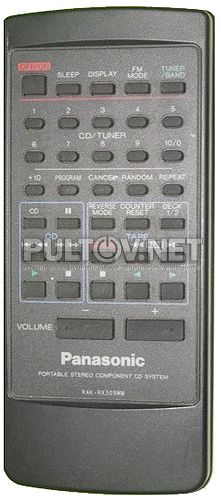 Оригинальный пульт Panasonic RAK-RX309WM (фото 1)  