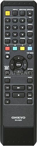 RC-819DV пульт для Blu-ray плеера Onkyo BD-SP809