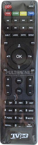 РЭМО TVjet RE820HDT2 (вариант 2) пульт для DVB-T2-ресивера