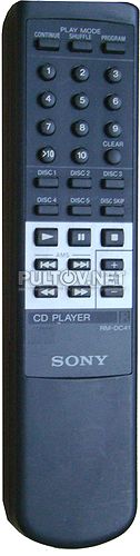 RM-DC41 пульт для CD-проигрывателя SONY CDP-CE315 и других