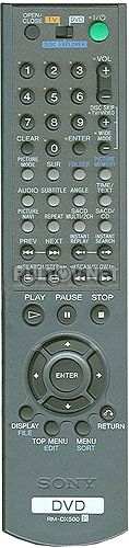 RM-DX500 пульт для CD/DVD-плеера Sony DVP-CX985V