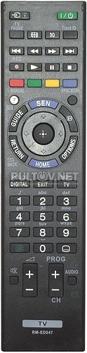 RM-ED047 неоригинальный пульт для телевизора SONY KDL-40HX853 и других 