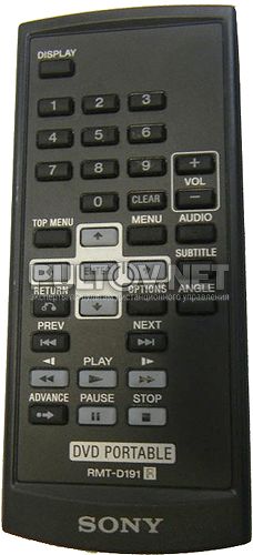 RMT-D191 пульт для портативного DVD-плеера SONY DVP-FX930