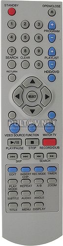 DVR-S300 пульт для DVD-рекордера Sanyo (вариант 1)