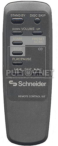 Schneider REMOTE CONTROL 102 пульт для CD-системы