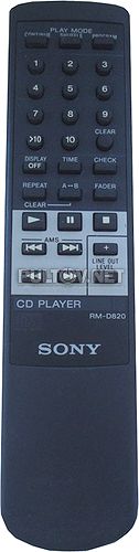 RM-D820, RM-D420 пульт для CD-плеера Sony CDP-XE800