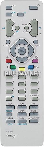 RCT311DA1 [DVD REC, TV, VCR] неоригинальный пульт ДУ (ПДУ)