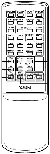RX-V390 пульт для ресивера YAMAHA