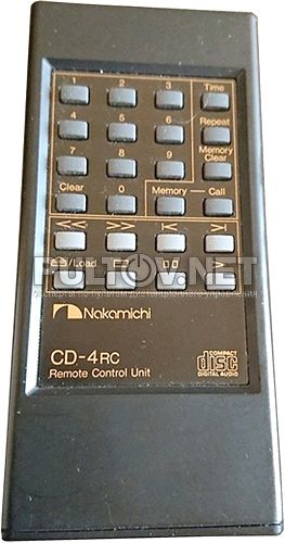 CD-4RC пульт для CD-проигрывателя Nakamichi CD4