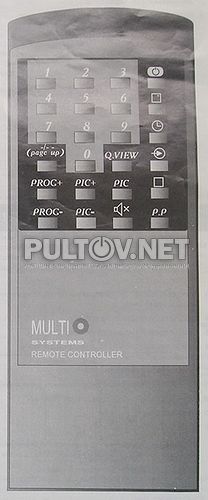 MULTI SYSTEM II пульт для телевизора