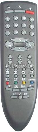 REM-132 пульт для телевизора REKORD 51ТЦ-5168 и других (сверяйте с фото! у этого ТВ были разные варианты комплектации!)