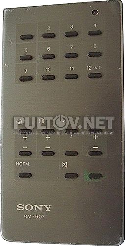 RM-607 пульт для телевизора Sony