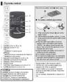 описание кнопок пульта для Panasonic SC-HTB10
